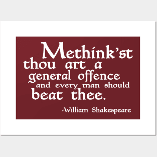 Thou Art a General Offence Posters and Art